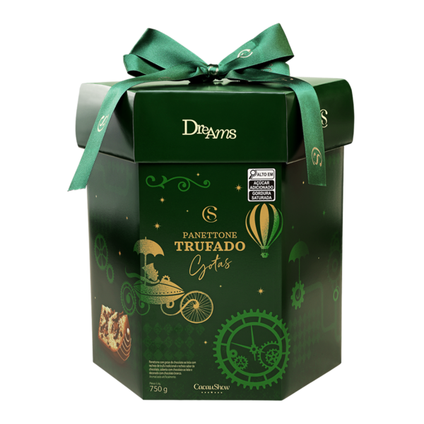 Panetone Dreams Trufado com Gotas ao Leite 750g