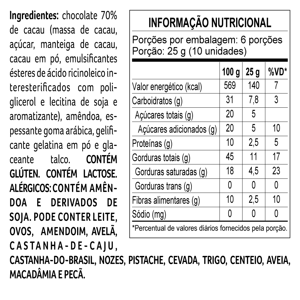 Drageado Bendito Cacao de Am&ecirc;ndoa 150g, , large. image number 1