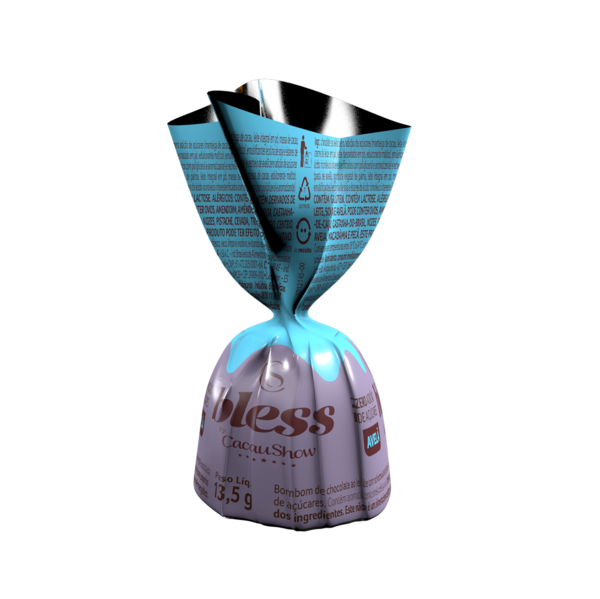 Bombom Bless Zero Adi&ccedil;&atilde;o de A&ccedil;&uacute;car Avel&atilde; 13,5g
