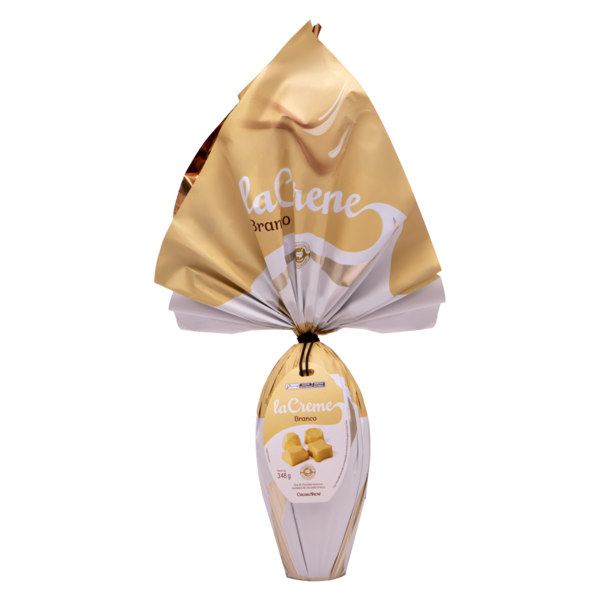 Ovo de P&aacute;scoa laCreme Branco 348g