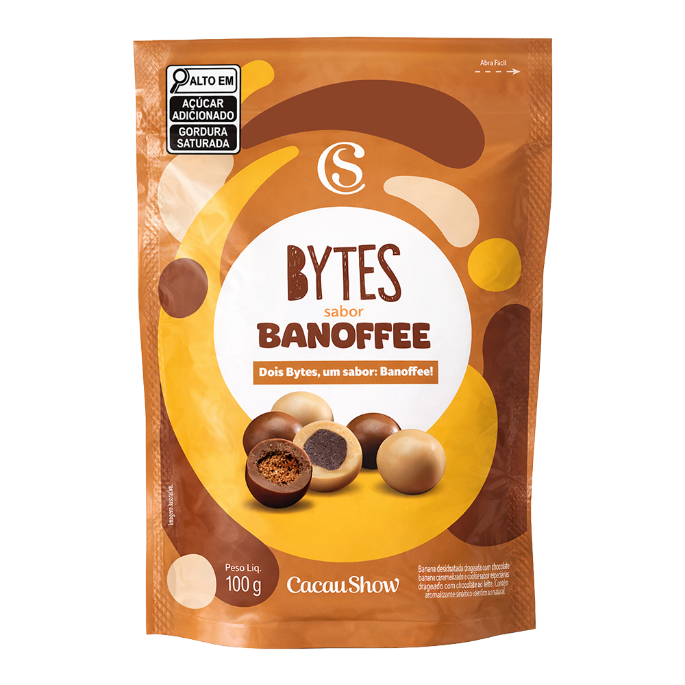 Drageado Bytes de Banoffee 100g, , large. image number 0